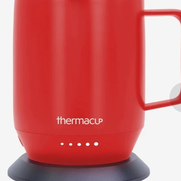Red Thermacup Mug with Base - Picture 3 of 10